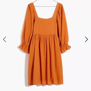Madewell Orange Mini Dress